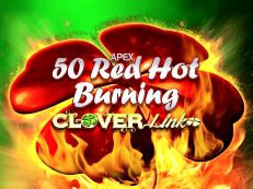 50 Red Hot Burning Clover Link slot